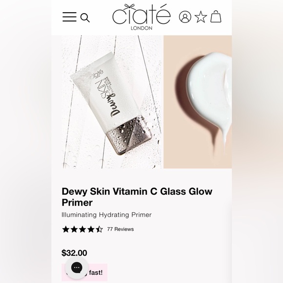 Ciaté London Dewy Skin Vitamin C Glass Glow Primer - Picture 3 of 6